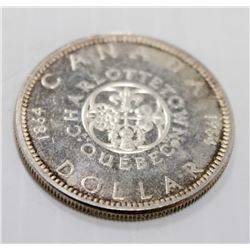 1964 CNDN  $1 SILVER COIN