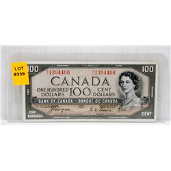 1954 CNDN DEVILS FACE $100 BILL
