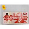 Image 1 : 1988 CNDN $50 BILL W/ 5 NUMBER 5'S IN SERIAL #