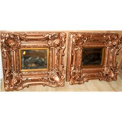LOT OF 2 VICTORIAN STYLE EMBELLISH ROSE GOLD