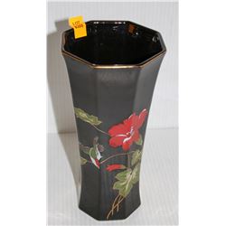 COLLECTIBLE STAMPED FLORAL/ BIRD PAINTED  JAPANESE