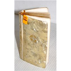 1950'S MOTHER OF PEARL CASED BIBLE
