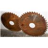 Image 1 : LOT OF 2 28" ANTIQUE SAW BLADES