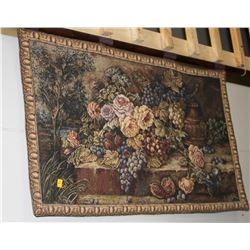 ITALIAN THEMED TAPESTRY 25.5"L X 41"W