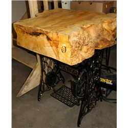 ONE OF A KIND SINGER SEWING MACHINE TABLE W/ OMU