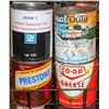 Image 1 : LOT OF 4 COLLECTIVE AUTOMOTIVE FLUID TINS; CO-OP/