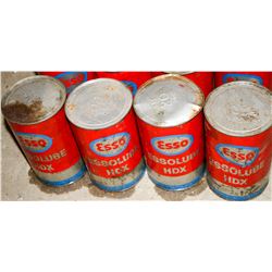 LOT OF 4 VINTAGE ESSOLUBE HDX AUTOMOTIVE
