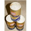 Image 1 : LOT OF 3 CANS OF VINTAGE TEXACO HAVOLINE MOTOR OIL