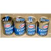 Image 1 : LOT OF 4 CANS OF VINTAGE ESSO EXTRA 10W30 MULTI-