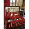 Image 5 : 48 piece Silver Plate Flatware. Cat A