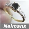 Image 1 : Neimans 1.25 ct Yellow & White Sapphire Ring 14kt Gold