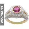 Image 1 : Neimans Antique 2.25 ct Ruby & Diamond Ring 14kt Gold