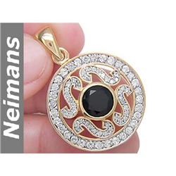 Neimans 7.25 ct Yellow Sapphire & Diamond Bracelet 14kt