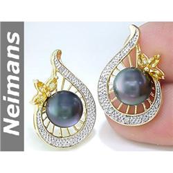 Neimans 1.75 ct Pink Tourmaline & Diamond Pendant 14kt