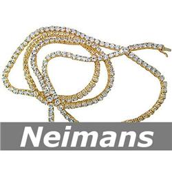 Neimans Certified 45.00 ct Aquamarine Necklace 14k Gold