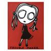 Image 1 : Todd Goldman, "Trouble Maker" Hand Signed Original Painting on Canvas with Lette