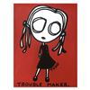 Image 1 : Todd Goldman, "Trouble Maker" Hand Signed Original Painting on Canvas with Lette