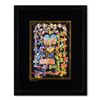 Image 1 : Raphael Abecassis, "Psalms of David" Framed Original 6-Layer Decoupage, Hand Sig