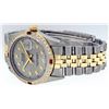 Image 8 : Rolex Mens 2 Tone Slate Grey Diamond & Ruby Datejust Wristwatch 36MM