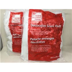 Decorative Snow Fluff (2 x 16oz)