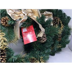 24in Wreath with Bow