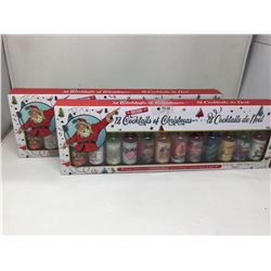 12 Cocktails of Christmas Mixers (2 x 12)