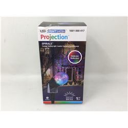 Lightshow Projection-Spirals