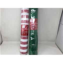 2 x 30ft Decorative Mesh Ribbon