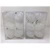 Image 1 : Lot of Frosted Shatter Resistant Ornaments
