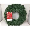 Image 1 : 24in Battery Operated Balsam Pine LED Pre-Lit Wreath
