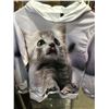 Image 1 : Graphic Hoodie- Kitten (Size 150)