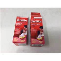 Children's Tylenol Fever & Pain- Banana Berry (2 x 100ml)