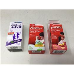 Lot of Assorted Childrens' Pain Reliever