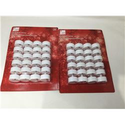 LED Tealights (2 x 24)