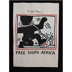 Keith Haring (American, 1958 - 1990) Watercolor drawing on paper