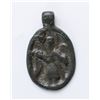 15th Century Russian Bronze Michael Pendant