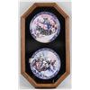 Lena Liu 2-Piece Porcelain Plates Framed