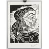 Image 2 : Pablo Picasso Spanish Signed Linocut 2/50