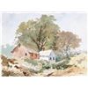 Image 1 : Edward Garbely 1908-1999 US Watercolor Landscape