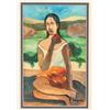 Image 1 : French Acrylic on Paper Signed P Gauguin