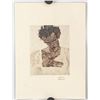 Image 2 : Egon Schiele Austrian Signed Linocut on Paper