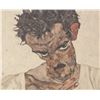 Image 3 : Egon Schiele Austrian Signed Linocut on Paper