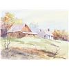 Image 1 : Edward Garbely 1908-1999 US Watercolor Landscape