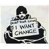 Image 3 : Banksy British Pop Metal Reflective Sign