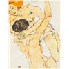 Image 1 : Egon Schiele Austrian Watercolor Watten SS