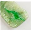 Image 4 : Burma Lingzhi Rectangular Jadeite Pendant