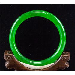 Chinese Green Jadeite Bangle