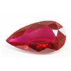 Image 1 : 24.55ct Pear Cut Red Natural Ruby GGL