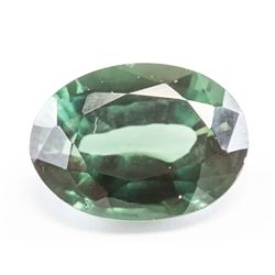 8.45ct Oval Cut Dark Green Natural Sapphire GGL