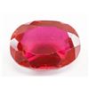 Image 1 : 12.75ct Oval Cut Pinkish Red Natural Ruby GGL